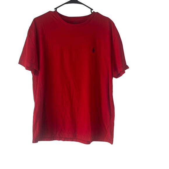 Polo Ralph Lauren Men's Size Medium Classic Fit Red Short Sleeve Logo T Shirt - Picture 2 of 9